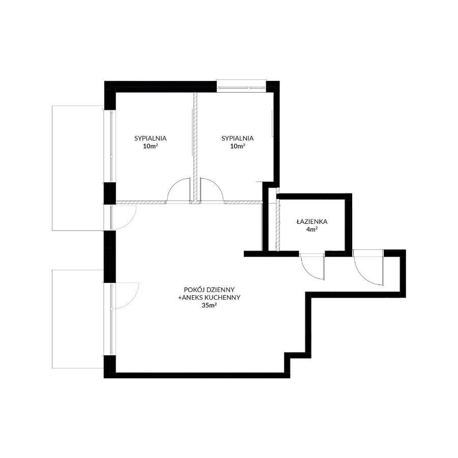 Apartament Pod Papugami W Porto Леба Экстерьер фото